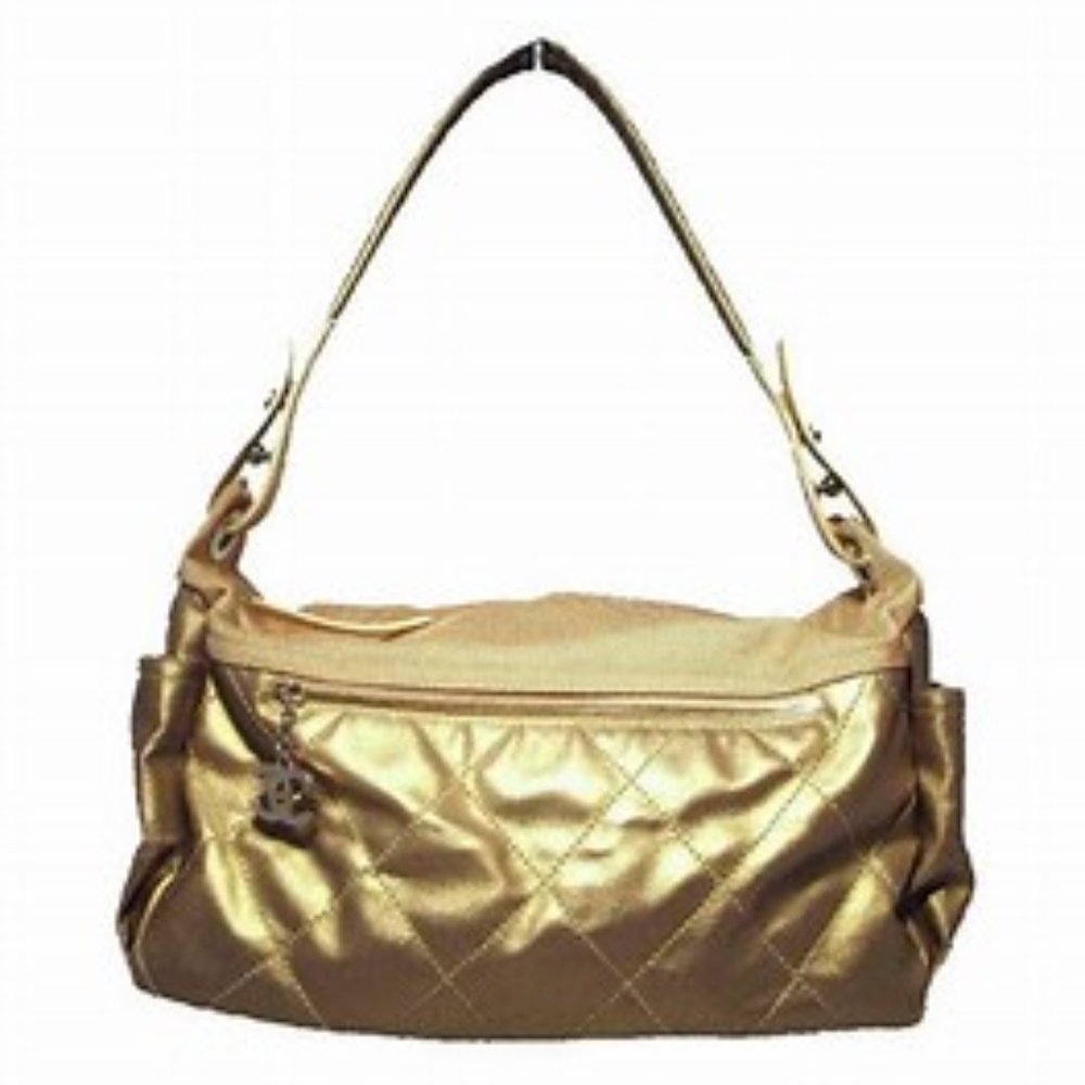 Chanel Metallic Gold Leather Shopper
